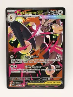 Mega Lopunny EX 128/094 Full Art SIR Me02: Phantasmal Flames Holo Pokemon TCG - Image 1