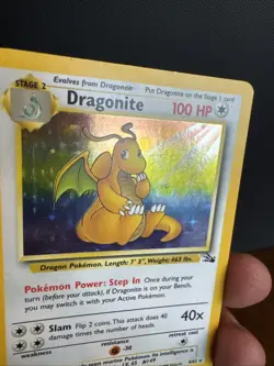 Dragonite 4/62 Holo Rare Fossil Unlimited Holo - Image 4