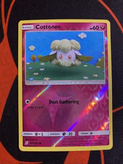 Pokemon Tcg Cottonee 143/236 Unified Minds Reverse Holo - Image 1