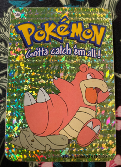 Slowbro #080 - Vintage Vending Machine Prism Sticker 2000 - Pokemon - Image 1