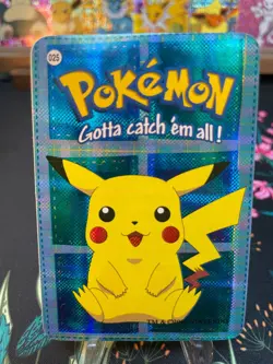 Pikachu #025 - Vintage Vending Machine Prism Sticker 2000 - Pokemon - Image 1