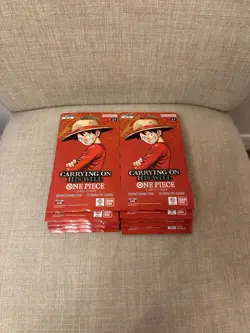 Bandai One Piece OP-13 Carrying On His Will English Booster Packs Lot of 10 - Image 3