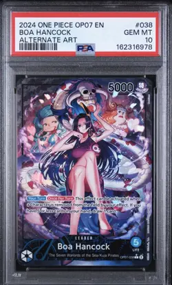 2024 Boa Hancock (Parallel) 500 Years in the Future OP07-038 Alt Art Foil PSA 10 - Image 1