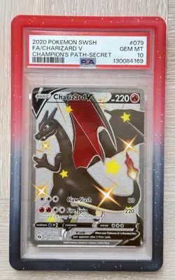 Pokemon Charizard V 79/73 Champions Path Secret Rare Full Art Holo PSA 10 - Image 1