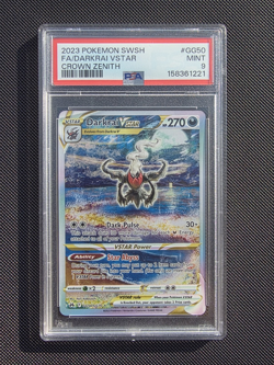 The Pokemon Company Darkrai VSTAR GG50/GG70 FA Holo PSA 9 Crown Zenith 2023 - Image 1