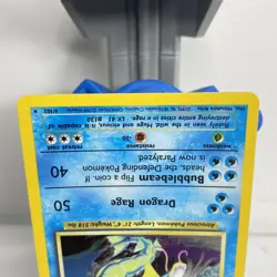 GYARADOS 6/102 HOLO BASE SET UNLIMITED POKEMON HOLO HOLO RARE LP - Image 3