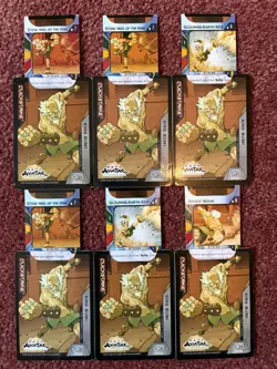Upper Deck Quickstrike Avatar the Last Airbender CCG Complete Chamber Card Set - Image 3