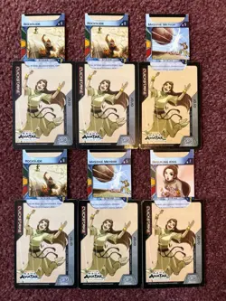 Upper Deck Quickstrike Avatar the Last Airbender CCG Complete Chamber Card Set - Image 4