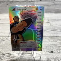 Nappa Saiyan Saga Starter Set Personality Lv1-3 HT DBZ CCG TCG Score Cards Card - Image 2