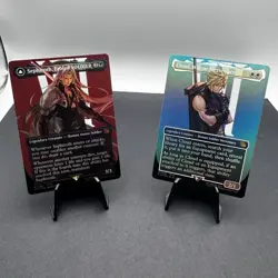 MTG Final Fantasy VII Cloud, Midgar Mercenary + Sephiroth Double-Sided Foil - Image 1