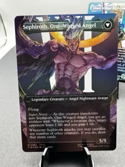 MTG Final Fantasy VII Cloud, Midgar Mercenary + Sephiroth Double-Sided Foil - Image 3