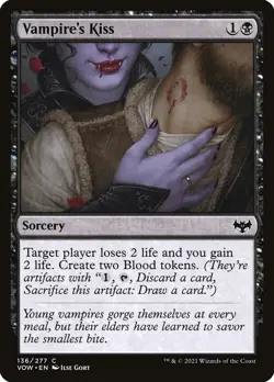 Magic the Gathering (mtg): VOW: Vampires Kiss (x 4) - Image 1