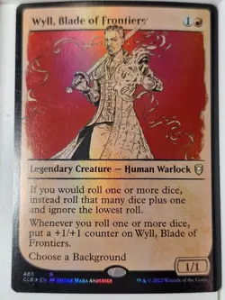 Wyll, Blade of Frontiers - FOIL SHOWCASE - Commander - Magic the Gathering MTG - Image 1
