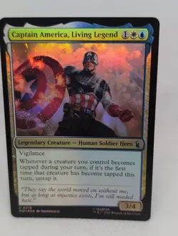 Captain America, Living Legend Marvel Super Heroes Foil - Image 1