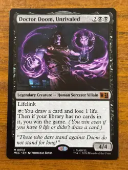Doctor Doom, Unrivaled - Marvel - MTG - 0654 - Image 1