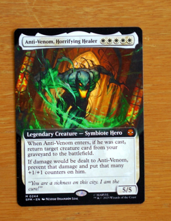 Anti-Venom, Horrifying Healer Borderless Legendary Creature - Spider Man MTG NM - Image 1