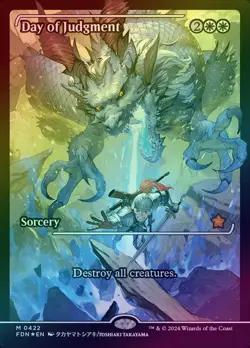 English FOIL Day of Judgment (Foundations) - Showcase Magic: The Gathering - Image 1
