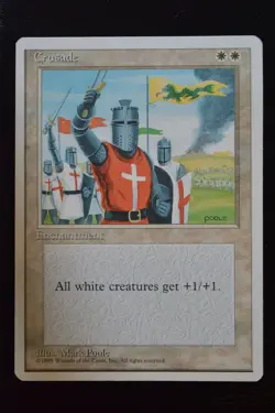 Magic The Gathering MTG CRUSADES Fourth Edition LP Lightly Played - Image 1
