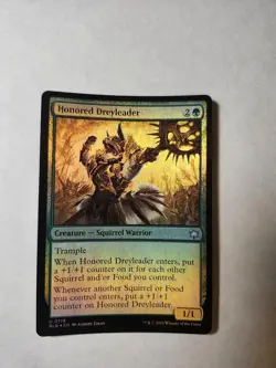 Honored Dreyleader 178 Uncommon Bloomburrow Magic: The Gathering Foil Near Mint - Image 1