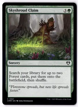 Skyshroud Claim CMM 321 Magic: The Gathering C NM - Image 1