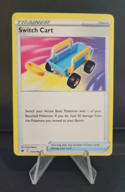 Pokemon: Astral Radiance - Switch Cart 154/189 - Miscut Error Card - Image 1