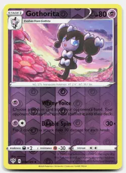 Gothorita 074/189 Uncommon Darkness Ablaze Pokemon Reverse Holo Lightly Played - Image 1