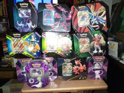 Lot Of 15 Pokemon Sword And Shield Tins,Divergent Powers, V Forces, Crown Zenith 820650851407 - Image 1