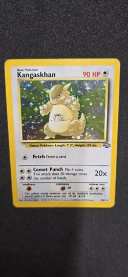 Pokemon TCG Kangaskhan Jungle 5/64 Holo Unlimited Holo Rare - Image 1