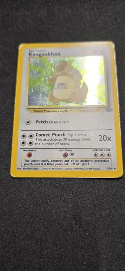Pokemon TCG Kangaskhan Jungle 5/64 Holo Unlimited Holo Rare - Image 2