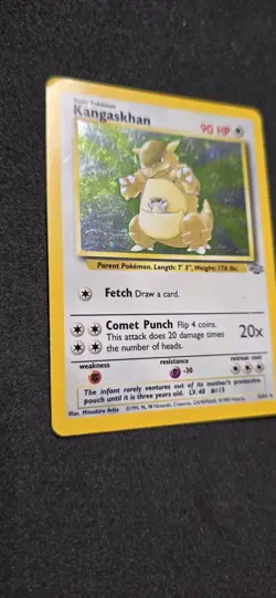 Pokemon TCG Kangaskhan Jungle 5/64 Holo Unlimited Holo Rare - Image 4