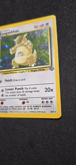 Pokemon TCG Kangaskhan Jungle 5/64 Holo Unlimited Holo Rare - Image 5