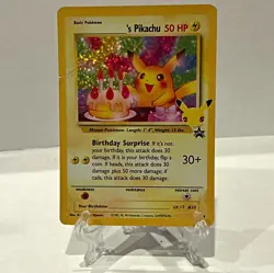 Wizards of the Coast Birthday Pikachu #25 Promo Holo WotC EN 1999 50 HP - Image 1