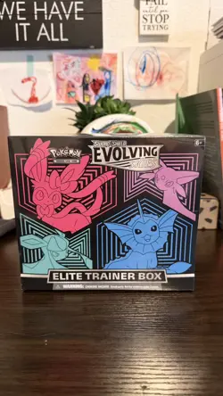 Pokemon TCG Sword & Shield Evolving Skies Elite Trainer Box Set of 2 ETBs Sealed - Image 2