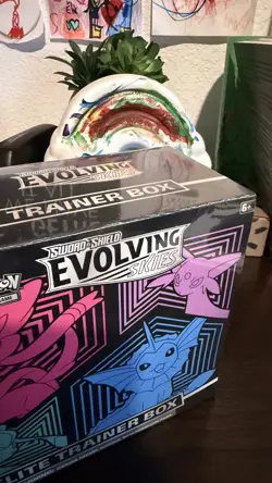 Pokemon TCG Sword & Shield Evolving Skies Elite Trainer Box Set of 2 ETBs Sealed - Image 3