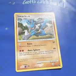 The Pokemon Company Pokemon TCG Lucario 002/017 POP Series 8 Holo Rare Eng - Image 1