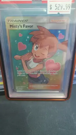 Pokemon Misty's Favor Unified Minds Full Art 35/236 PSA 9 + guard - Image 2