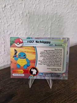Pokemon Topps TV Animation Edition #07 Schiggy Deutsch LP 1999 - Image 2