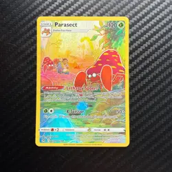 Parasect Full Art Trainer Ultra Rare TG01/TG30 Lost Origin Pokemon ref#158 - Image 3