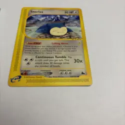 Snorlax Common Skyridge 100/144 NON HOLO Pokemon E-Reader - Image 3