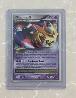 Pokemon TCG Giratina LV.X DP38 Black Star Promo Diamond and Platinum - Image 1