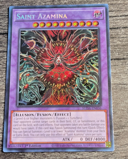 Saint Azamina - SUDA-EN036 Secret Rare 1st Edition Yugioh TCG Card - Image 2