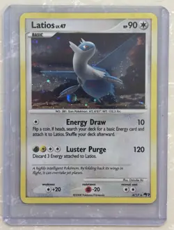 2008 Pokemon POP Series 7 Latios 4/17 Holo Rare - Image 1