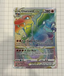 The Pokemon Company Charizard VSTAR 174/172 Brilliant Stars Secret Rare Holo - Image 1