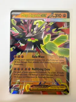 Mega Zygarde ex 071 Holo Promo ME: Mega Evolution Promo Pokemon Holo Near Mint - Image 1