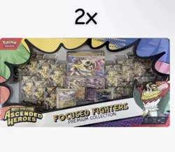 2X Pokemon Ascended Heroes Focused Fighters Premium Collection Sealed - Image 2