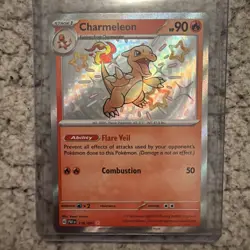 Charmeleon 110/091 Baby Shiny SV: Paldean Fates Pokemon TCG NM - Image 3