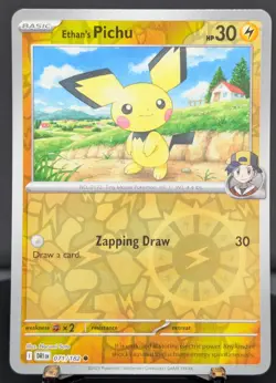 Pokemon Ethan's Pichu #071/182 English Destined Rivals Reverse Holo - Image 1