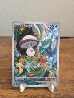 Foongus 095/086 Illustration Rare, Black Bolt, Full Art Holo, Pokemon TCG, NM - Image 1