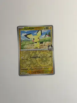Pokemon TCG Ethan's Pichu Sv10 Destined Rivals 071/182 Reverse Holo - Image 1