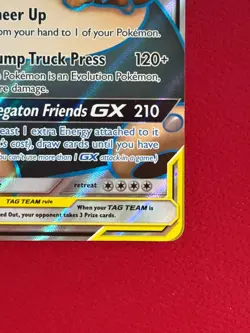 Pokemon Eevee & Snorlax GX TAG TEAM Full Art Holo Sm-Team Up 171/181 (NM) - Image 5